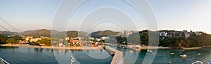 Huatulco Mexico panorama