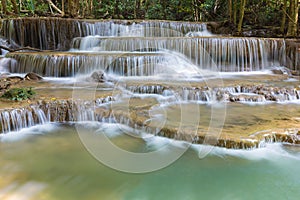 Huay Mae Ka Min waterfall in national park