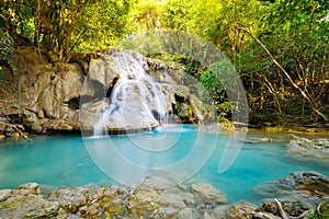 Huay Mae Kamin waterfall photo