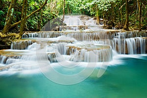 Huay Mae Kamin waterfall photo