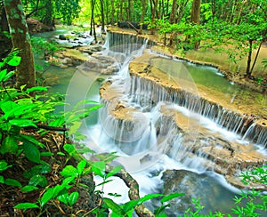 Huay Mae Kamin waterfall, Thailand