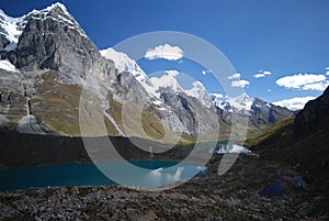 Huayhuash lakes