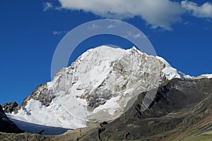 Huayna Potosi mountain, Andes, Bolivia