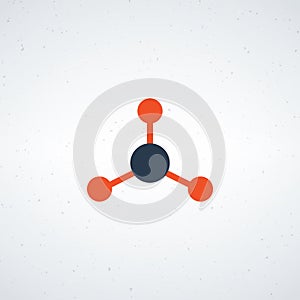 Hub network connection, team structure, social networking, molecular structure, organization hierarchy. Stock vector