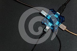 Hub Seperate the USB equipment connection