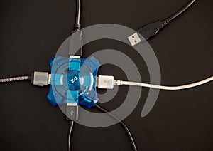 Hub Seperate the USB equipment connection