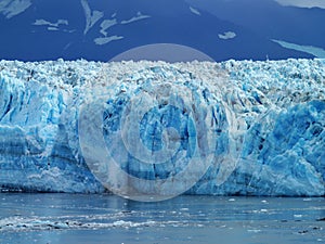 Hubbard Glacier In Alaska`s Inside Passage