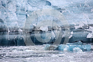 Hubbard Glacier Ice - untold years of history photo