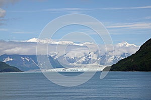 Hubbard Glacier and Yakutat Bay, Alaska.