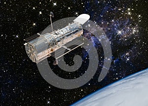 The Hubble Space Telescope in orbit