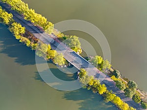 Hubei Wuhan East Lake Scenic Area Late Autumn Scenery