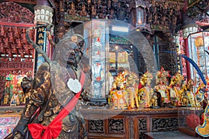 Hubi Temple Yanshui Matsu Temple in Yanshuei District, Tainan, Taiwan. Temple was originally built in 1623