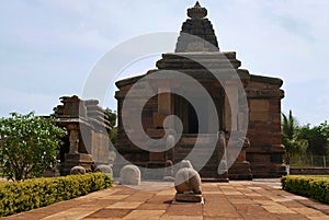 Hucchimalli Gudi, Mad Malli`s temple, Aihole, Bagalkot, Karnataka. It is dedicated to Shiva.