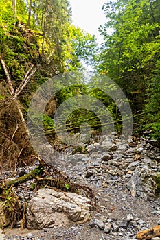 Huciaky gorge in Nizke Tatry mountains, Slovak