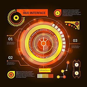 Hud Interface Orange