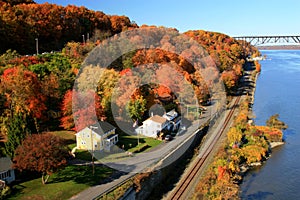 Hudson River Autumn photo