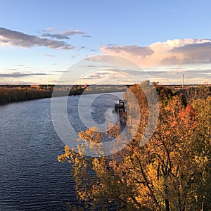 Hudson River in the Fall