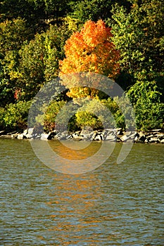 Hudson River view in Hudson Valley, NY