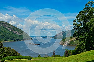 Hudson River vista from West Point photo