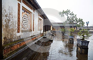 The Hue Citadel, the ancestral home of the Nguyen clan in Hue, Vietnam