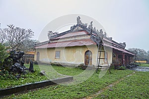 The Hue Citadel, the ancestral home of the Nguyen clan in Hue, Vietnam