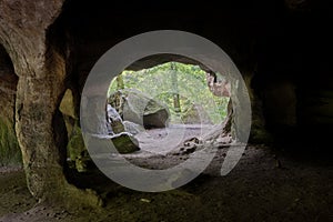 Huel Lee, Hohllay Cave Berdorf, Mullerthal trail, Luxembourg photo
