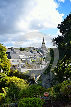 Huelgoat, lovely village in Brittany, France