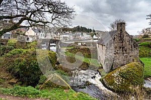 Huelgoat, a village in Finistere photo