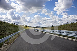 Huerth, NRW, Germany, 09 06 2020, road constriction, still not open, no cars