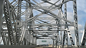 Huey P. Long Bridge in New Orleans, Louisiana