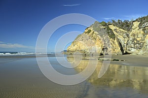 Hug Point, Cannon Beach, Oregon,USA. Pacific Coastline