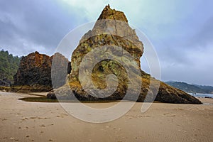 Hug Point on the Oregon Coast