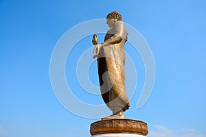 Huge Beautiful Golden Buddha Statue .