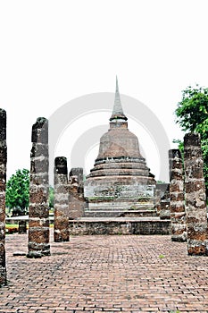 A huge bell shape Chedi