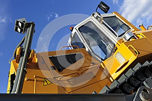 Huge bulldozer detail