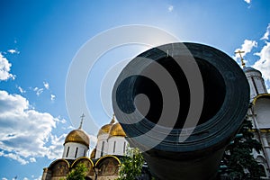 Huge cannon inside the Moscow Kremlin