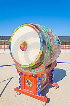 Huge ceremonial drum