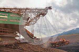Huge coal mining, coal machine
