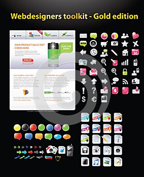 Huge collection of web graphics