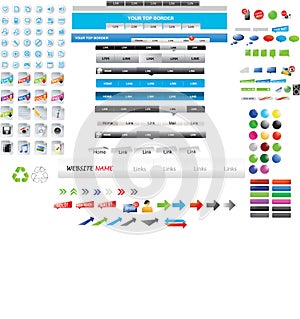 Huge collection of web graphics