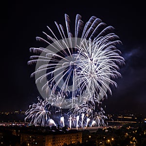 Huge colorful fireworks