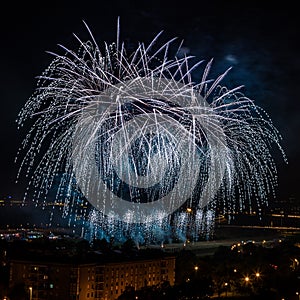 Huge colorful fireworks