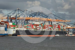 Huge Container Ship