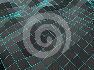 Huge dark square waves background