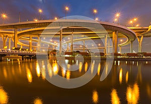 Huge elevated crossroad