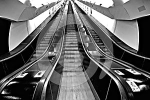 Huge escalator