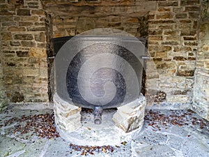 Huge famine pot not far from Lough Eske in County Donegal - Ireland