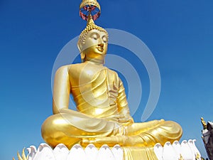 Huge Gold color Buddha statue