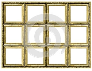 Huge golden frame