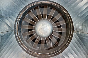 Huge industrial jet fan metal blades